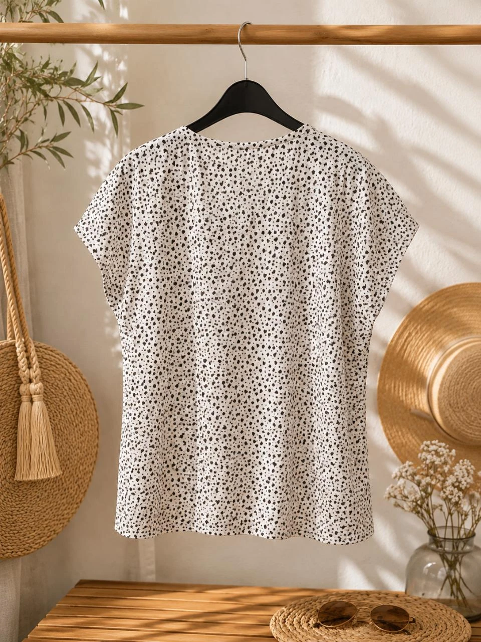 Crèmekleurige T-shirt maat L emery rose nieuw – photo 2